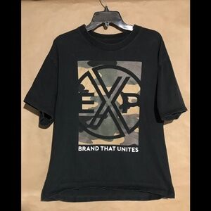 Express Men’s T-Shirt,  New York Camo Logo, The Brand That Unites, Medium,Black